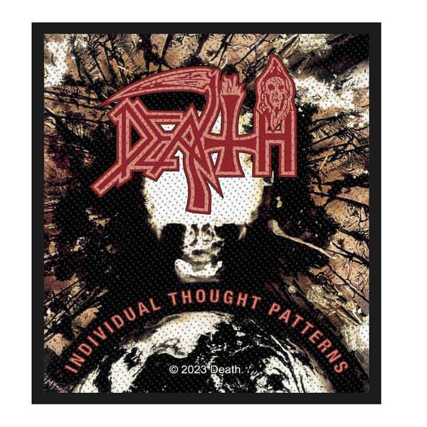 Death Individual Thought Patterns Vävd Standard Patch One Size Black/Red One Size