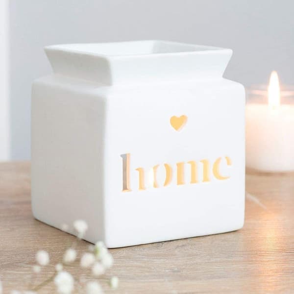 Something Different Home Keramisk Utskuren Oljebrännare One Size Wh White One Size