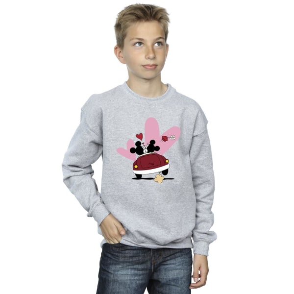 Disney Boys Musse Pigg Car Print Sweatshirt 12-13 år Sport Sports Grey 12-13 Years