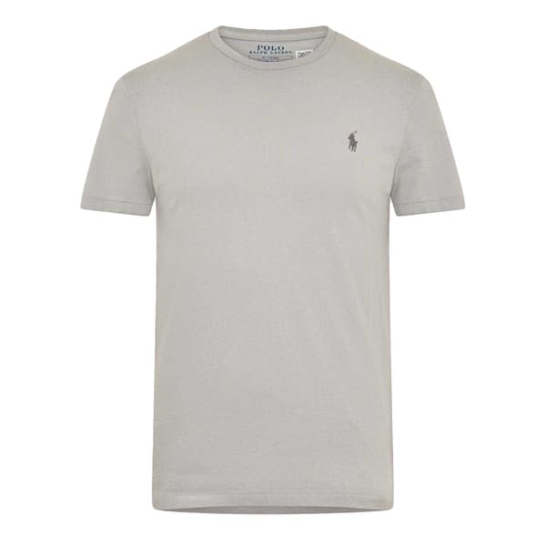 Ralph Lauren Herr Custom Regular T-shirt S Mjuk Grå Soft Grey S