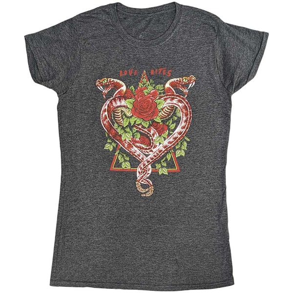 Def Leppard Dam/Damer Love Bites Tour 2019 T-Shirt L Grå Grey L