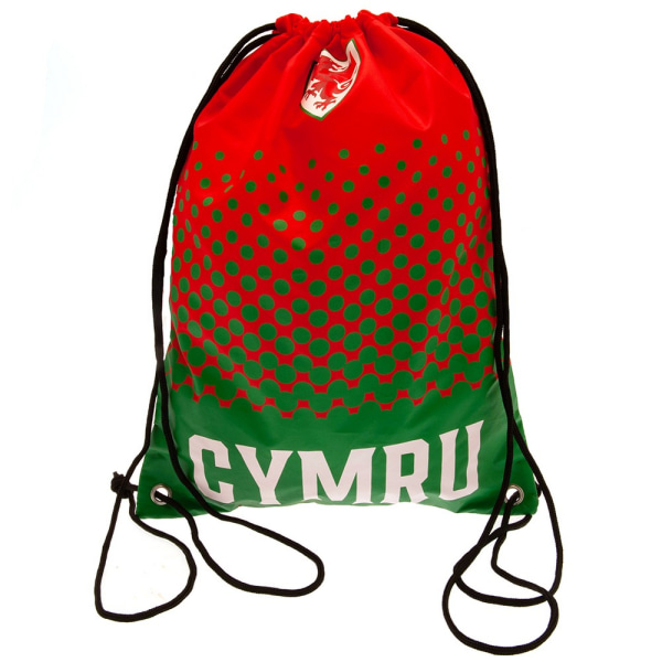 FA Wales Cymru Crest dragsko i storlek röd/grön Red/Green One Size