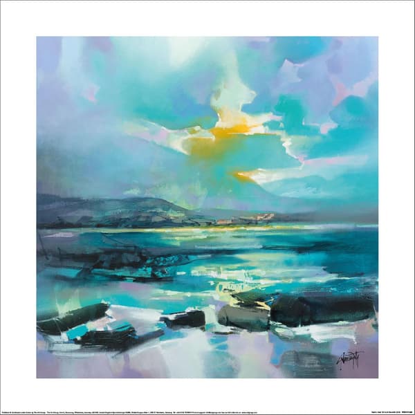 Scott Naismith Harris Awe Konsttryck 30cm x 30cm Flerfärgad Multicoloured 30cm x 30cm