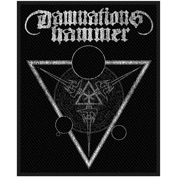 Damnation´s Hammer Planet Sigil Patch One Size Svart/Vit Black/White One Size