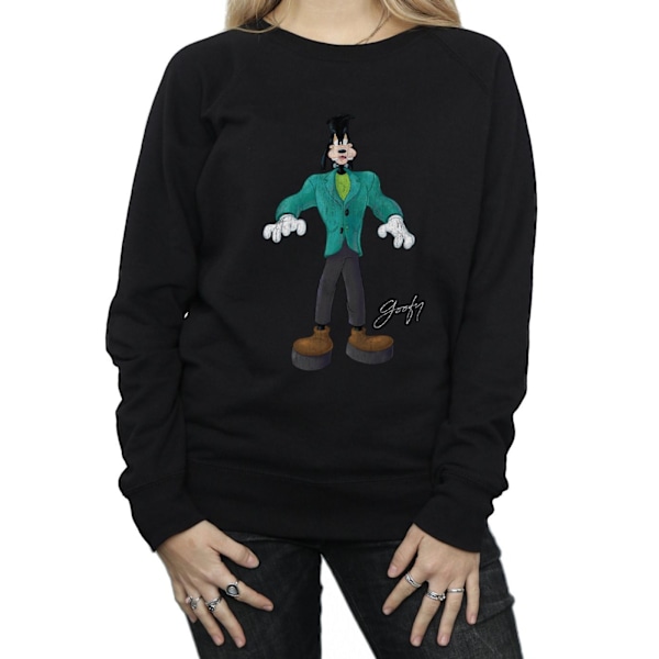 Disney Dam/Damer Frankenstein Goofy Sweatshirt M Svart Black M