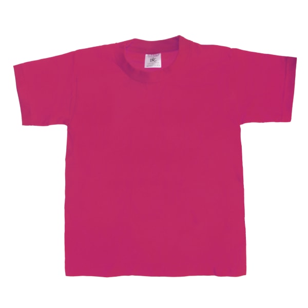 B&C Kids/Childrens Exact 190 kortärmad T-shirt (paket med 2) Sorbet 7-8