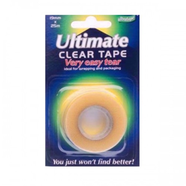 Ultratape Ultimate Very Easytear Clear Tape 1,9cm x 25m Clear Clear 1.9cm x 25m