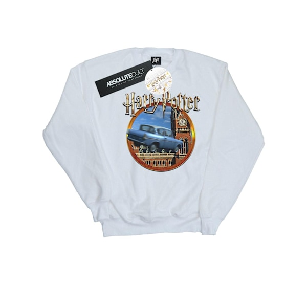 Harry Potter Herr Flygande Bil Sweatshirt L Vit White L