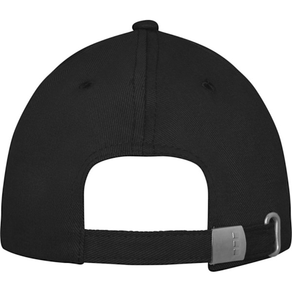 Elevate Unisex Vuxen Davis 6-Panel Keps En Storlek Solid Svart Solid Black One Size