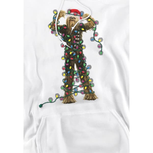 Star Wars Chewbacca Julluvströja för män S Vit White S