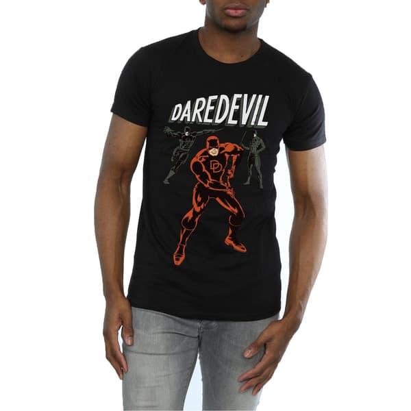 Marvel Herr Daredevil Pose T-shirt S Svart Black S