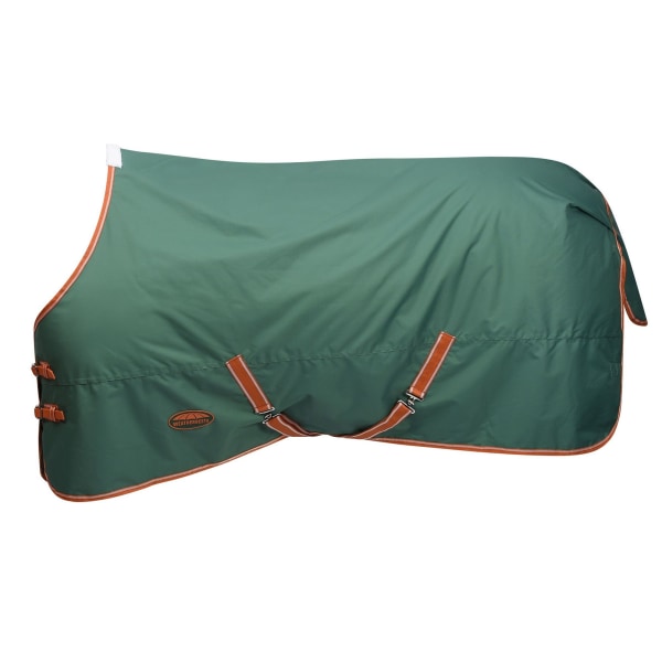 Weatherbeeta Comfitec Tyro Plus Standard-Neck lättviktshäst Green/Burn Orange/White 6´ 9