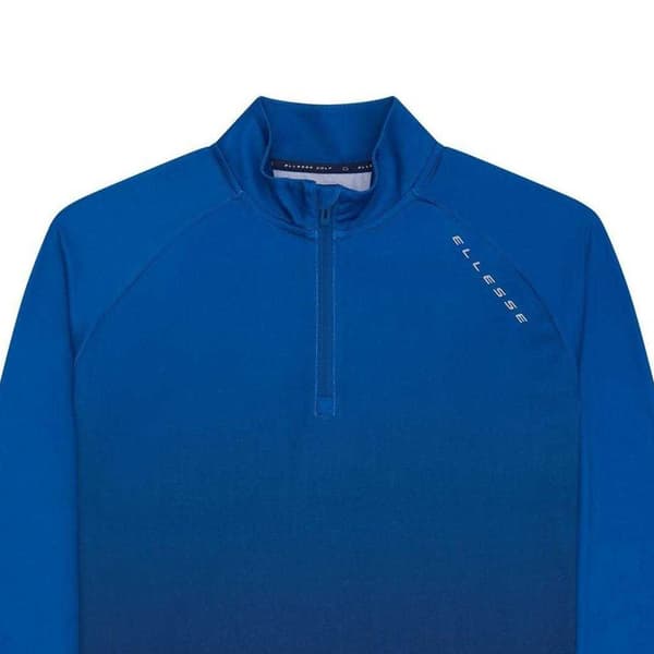 Ellesse Herr Ombre Half Zip Tröja L Blå Blue L