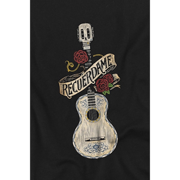 Coco Barn/Barn Recuerdame Berömd Gitarr Ernesto T-Shirt 3- Black 3-4 Years