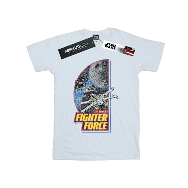 Star Wars Mens Fighter Force T-Shirt XXL Vit White XXL