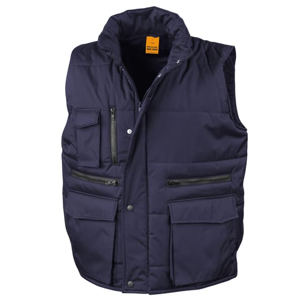 WORK-GUARD by Result Herr Lance Ripstop Body Warmer S Marinblå Navy S