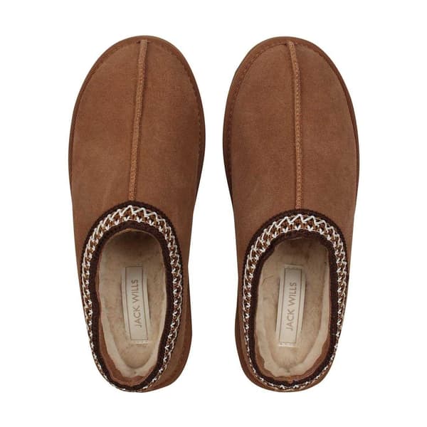 Jack Wills Dam/Dam Mocka Platta Tofflor 7 UK Tan Tan 7 UK