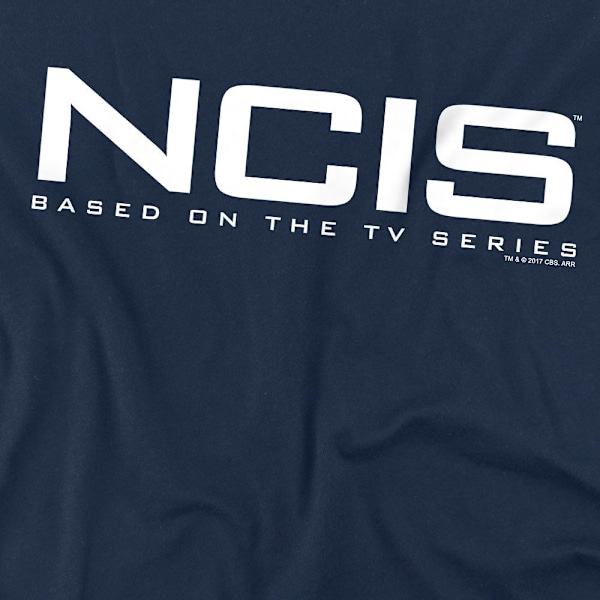 NCIS Herr Logo T-Shirt 4XL Marinblå Navy 4XL