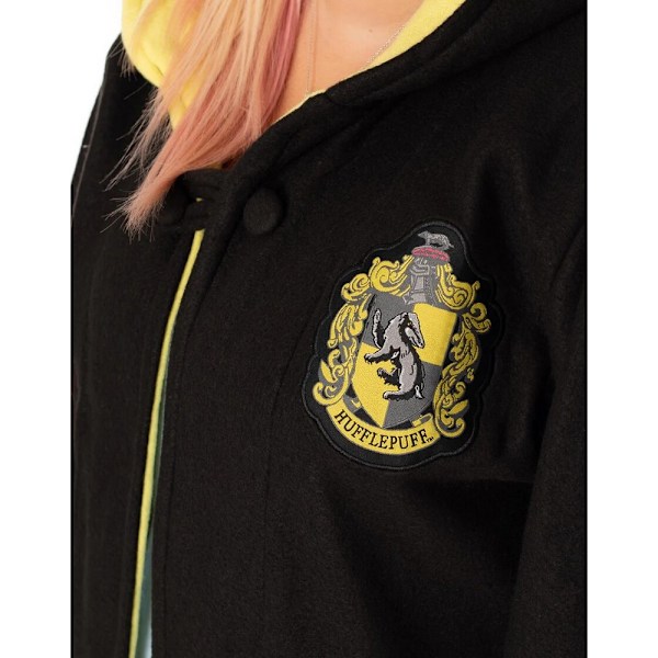 Harry Potter Unisex Vuxen Hufflepuff Replica Gown En Storlek Svart Black/Yellow One Size