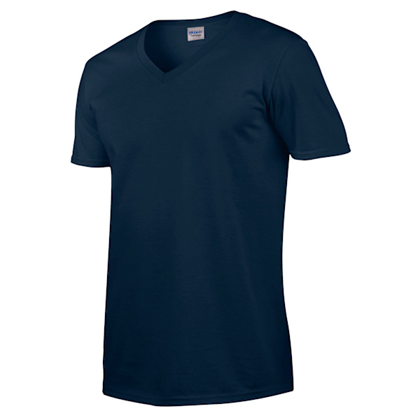 Gildan Unisex Vuxen Softstyle V-ringad T-shirt L Marinblå Navy L