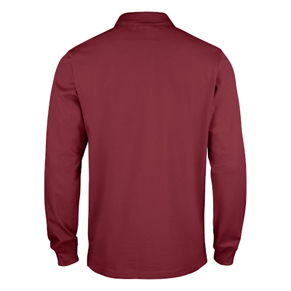 Clique Classic Lincoln Långärmad Poloskjorta L Burgundy Burgundy L