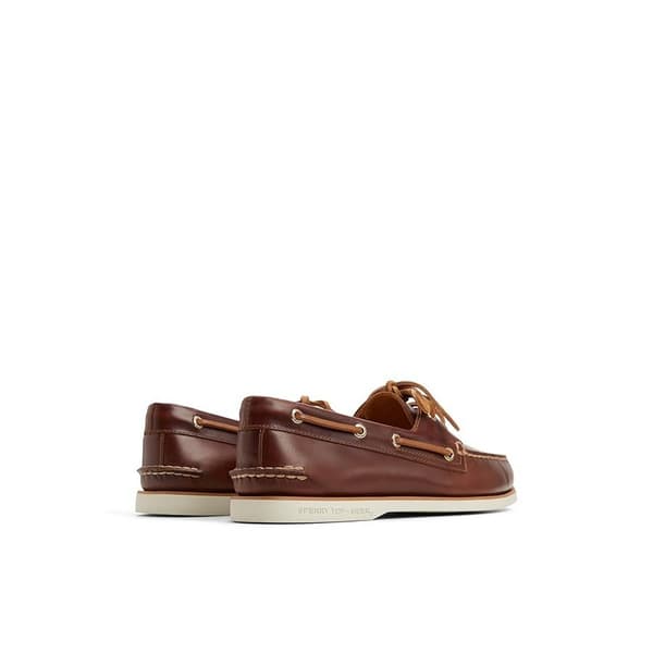 Sperry Herr Authentic Gold Cup Läder Båtskor 12 UK Tan Tan 12 UK