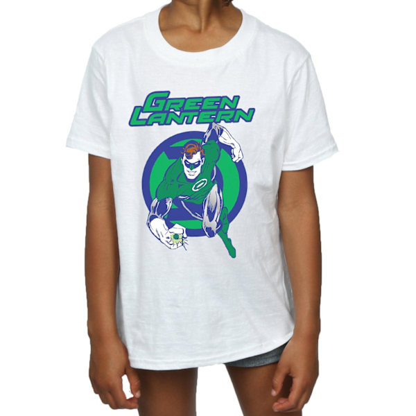 DC Comics Girls Green Lantern Leap Bomull T-shirt 9-11 år Vit White 9-11 Years