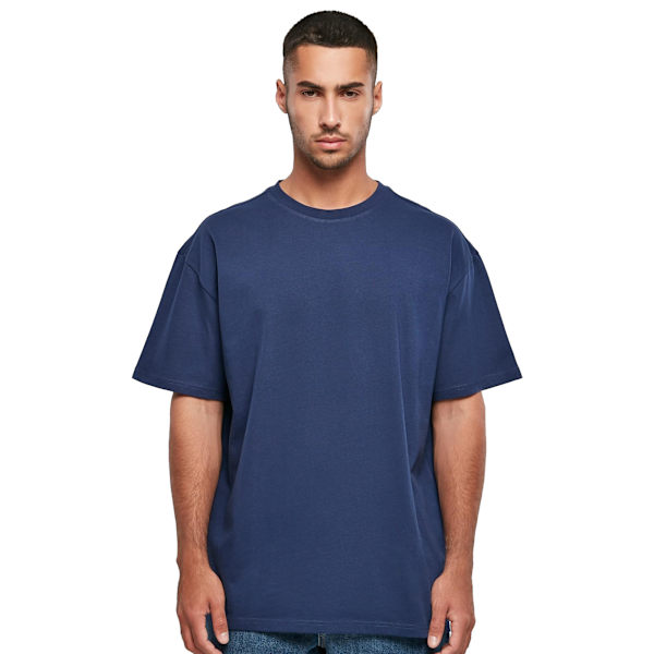 Build Your Brand Unisex Vuxen Heavy Oversized T-shirt 5XL Mörkblå Dark Blue 5XL