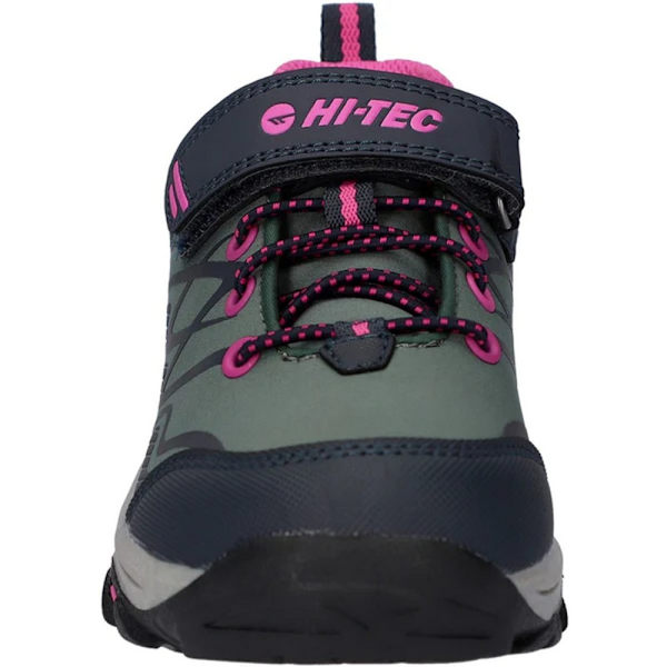 Hi-Tec Girls Blackout Low Cut Walking Shoes 13 UK Child Dark Fo Dark Forest/India Ink/Pink 13 UK Child