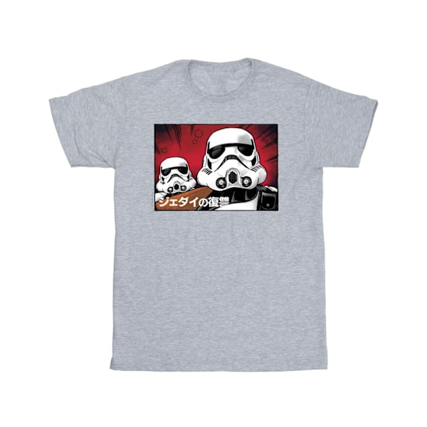 Star Wars Stormtrooper Japansk T-shirt 5XL Sports Grey Sports Grey 5XL