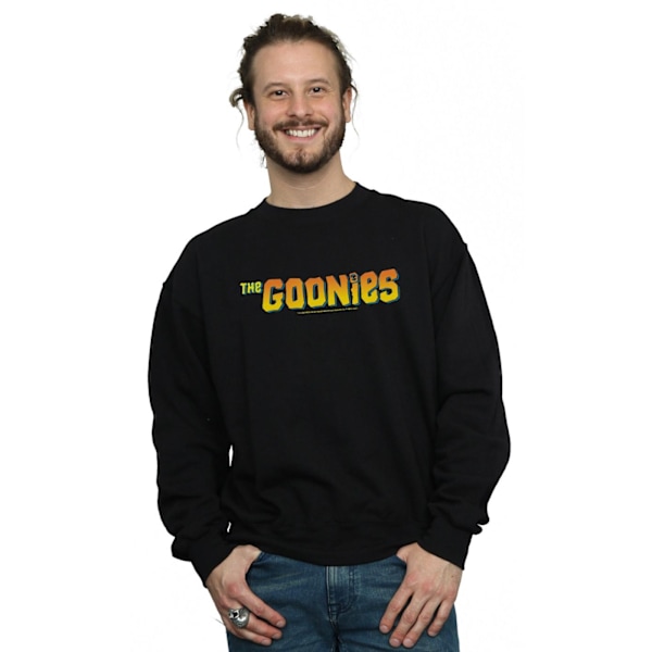The Goonies Klassisk Logotyp Sweatshirt L Svart Black L