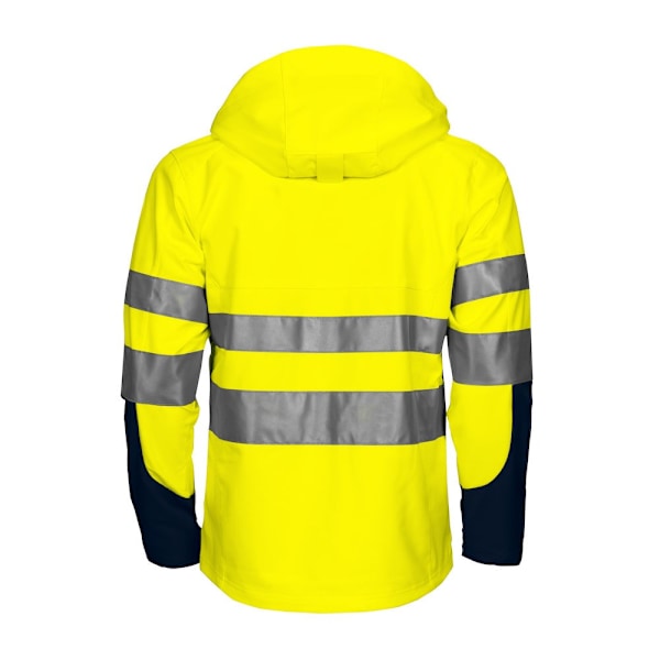 Projob Softshell Hi-Vis Jacka XXL Gul/Marinblå Yellow/Navy XXL