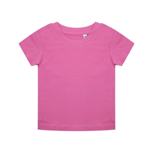 Larkwood ekologisk t-shirt för småbarn 6-12 månader klarrosa Bright Pink 6-12 Months