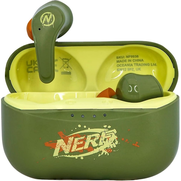 Nerf Trådlösa Öronproppar One Size Grön Green One Size