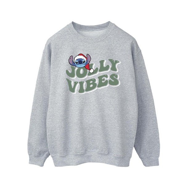 Disney Herr Lilo & Stitch Jolly Chilling Vibes Sweatshirt 4XL S Sports Grey 4XL