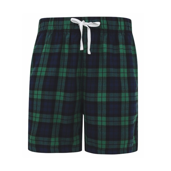 SF Tartan Lounge Shorts för män XL Marin/grön Navy/Green XL