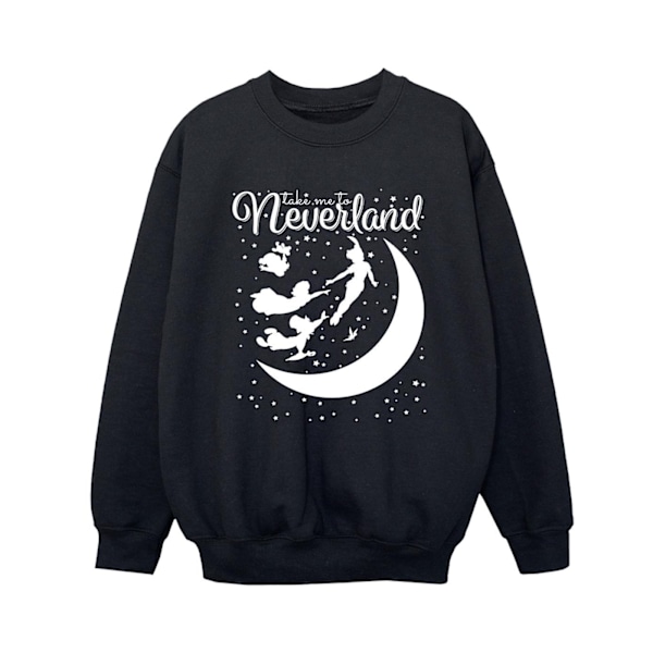 Disney Boys Peter Pan Ta mig till Neverland Sweatshirt 12-13 år Black 12-13 Years