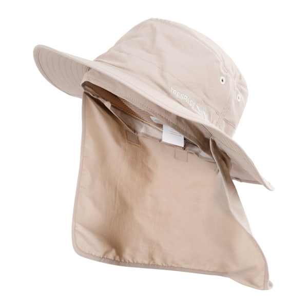 Trespass Unisex Bucket Hat med nackskydd för vuxna, storlek M Pebbles M/L