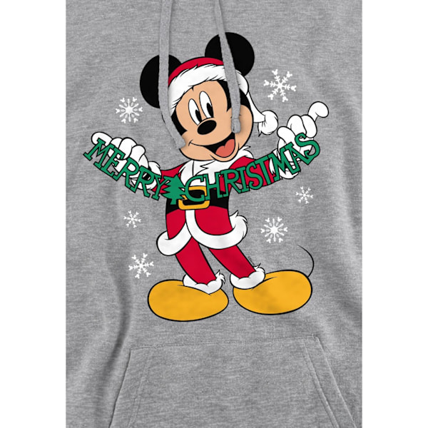 Disney Herr Merry Christmas Mickey Mouse Hoodie XXL Sport Heather Sport Heather XXL