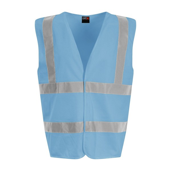 PRO RTX Unisex Vuxen Sleeveless Hi-Vis Väst S Sky Blue Sky Blue S