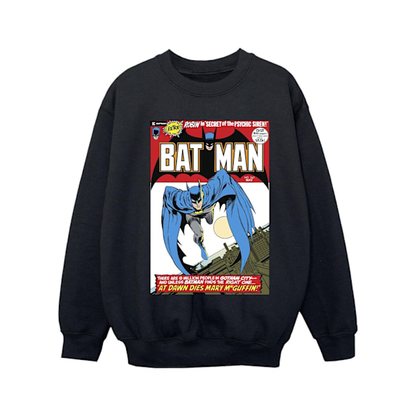 DC Comics Girls Running Batman Cover Sweatshirt 7-8 år Svart Black 7-8 Years