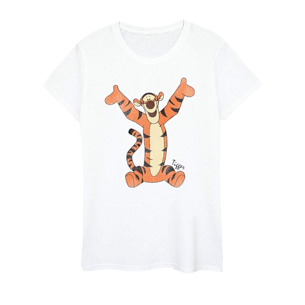 Winnie the Pooh flickor klassisk Tigger bomull T-shirt 5-6 år W White 5-6 Years