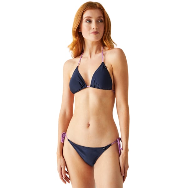 Regatta Womens/Ladies Andrellia Bikini Top 12 UK Navy/Radiant O Navy/Radiant Orchid 12 UK