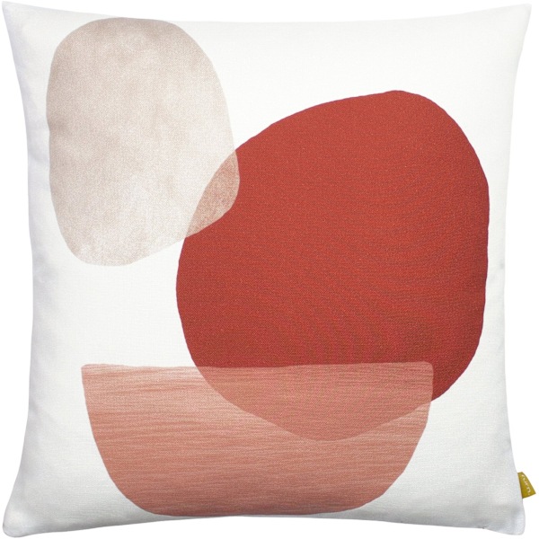 Furn Atacama Återvunnet Kuddfodral 43cm x 43cm Vit/Tegelröd White/Brick Red/Natural 43cm x 43cm