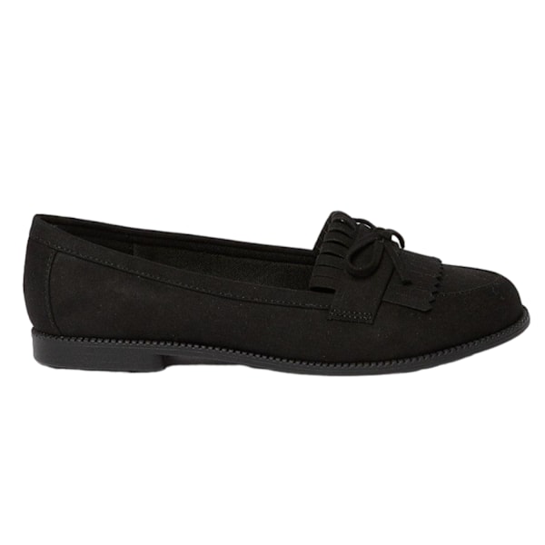 Dorothy Perkins Dam/Dam Loretta Tassel Bred Loafers 8 UK Natural Black 8 UK