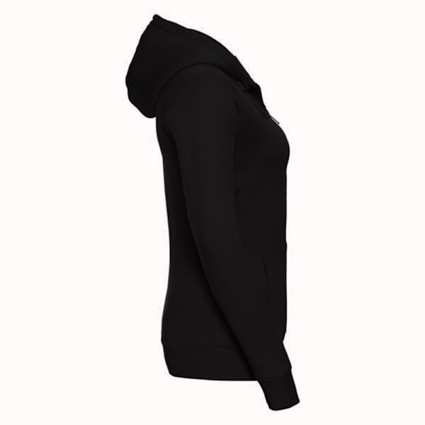 Russell Ladies Premium Authentic Zipped Hoodie (3-lagerstyg) Black L