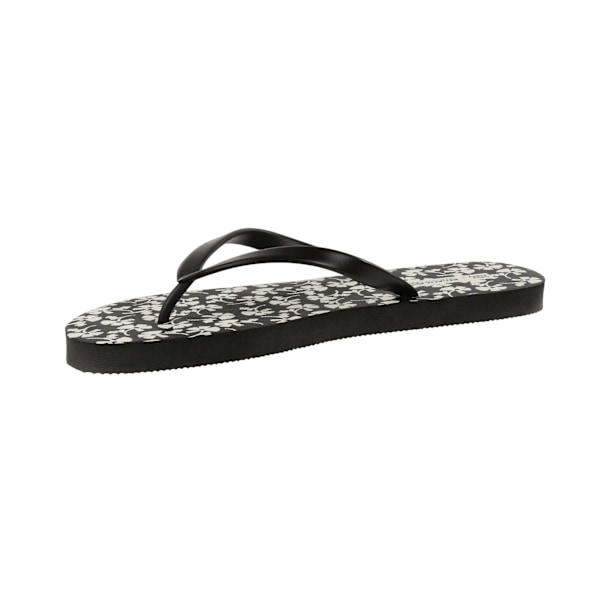 Regatta Dam/Kvinnor Orla Kiely Parsley Flip Flops 4 UK Svart/ Black/White 4 UK