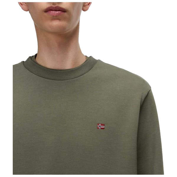Napapijri Herr Balis Sweatshirt med broderad logotyp XL Tea Tea XL