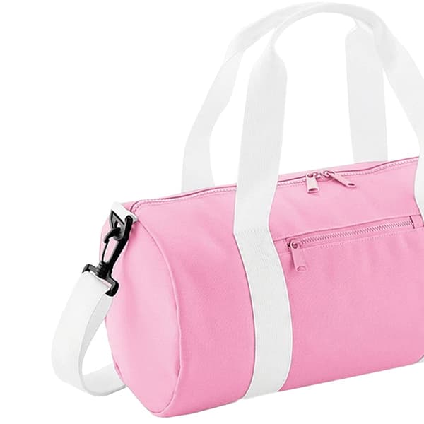 Bagbase Mini Barrel Axelväska (2-pack) One Size Classic P Classic Pink/White One Size