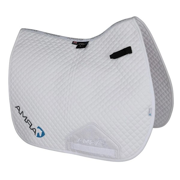 ARMA Logo Häst GP Sadelpad 15in - 16.5in Vit White 15in - 16.5in